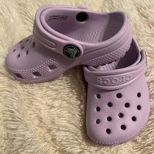 Purple Crocs